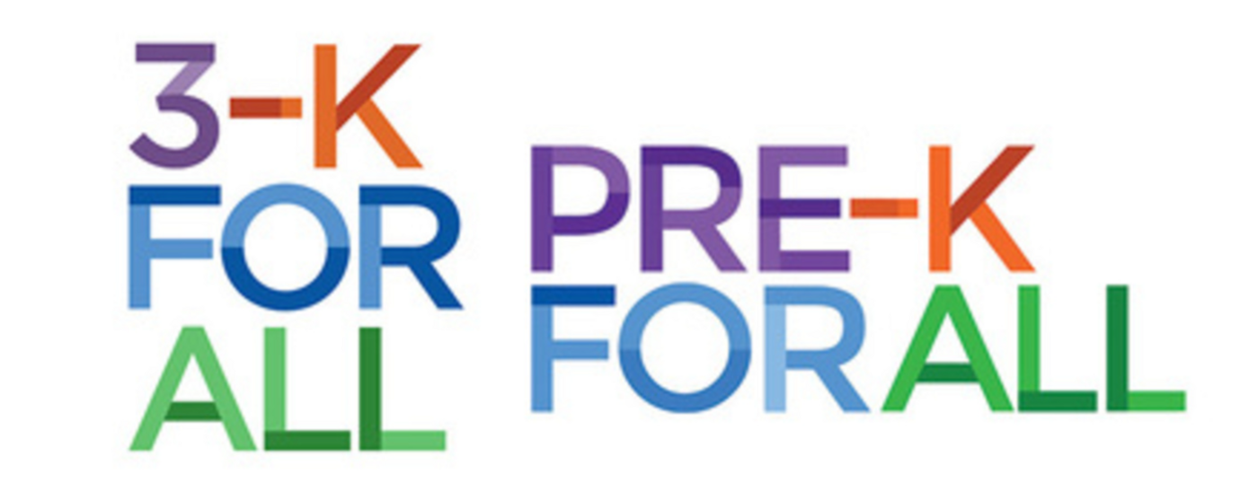 3-k and pre-k for all logos
